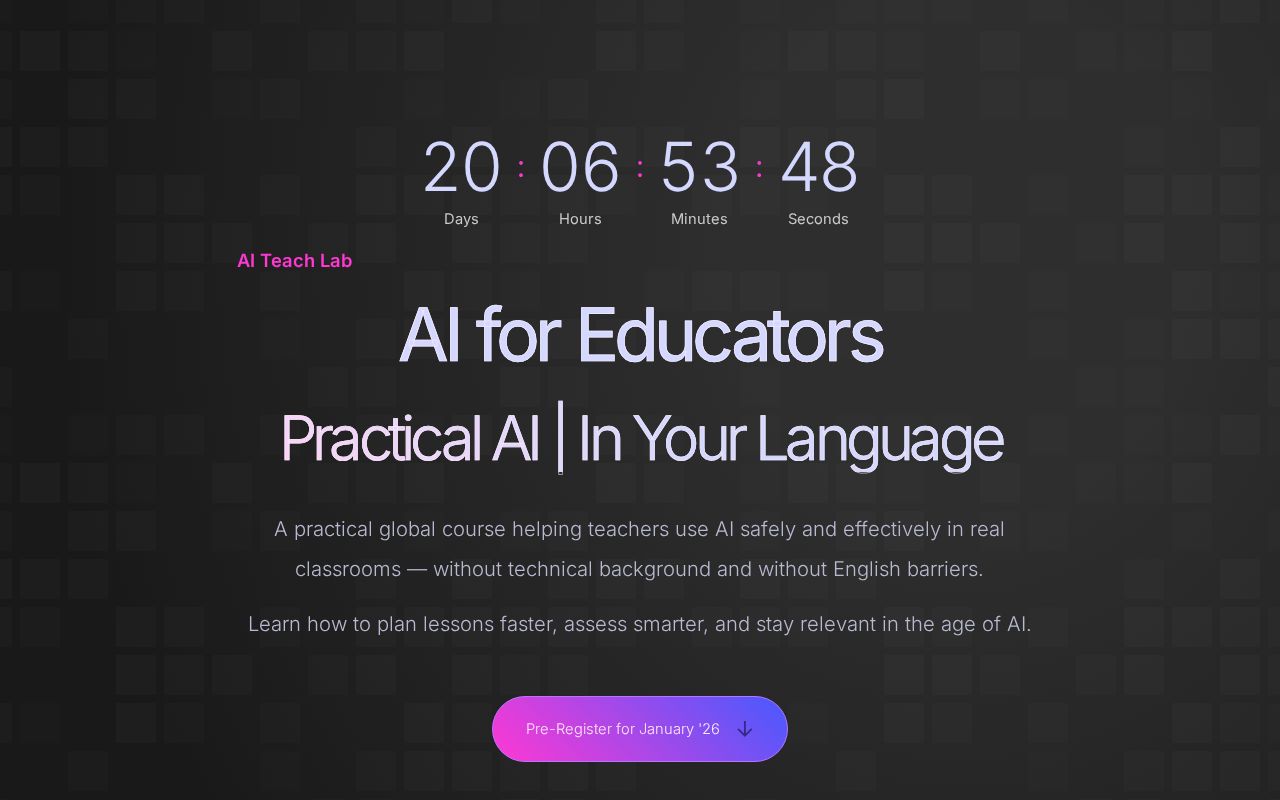 AI Teach Lab